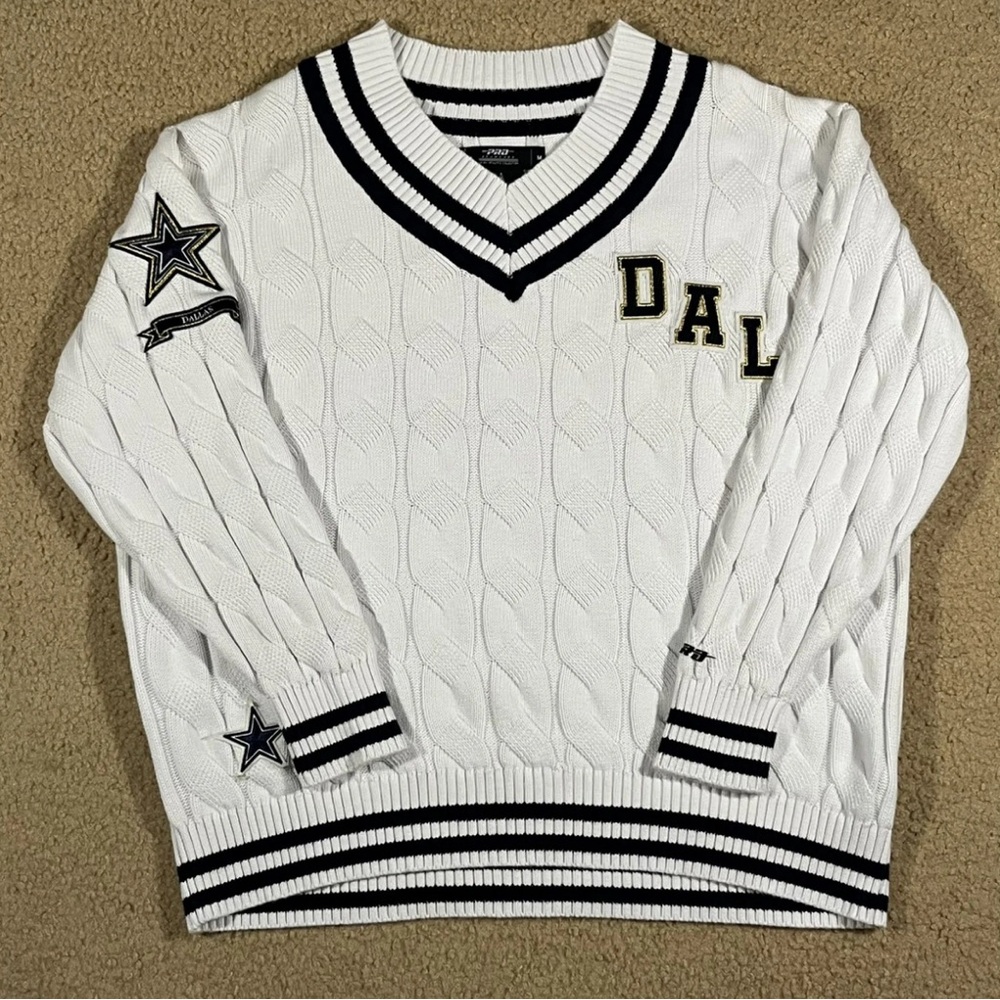 Super Rare! Pro Standard DALLAS COWBOYS PREPPY SWEATER. NWOT !!!